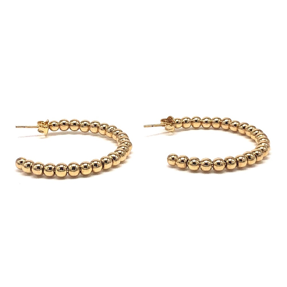 Gold hoops SOLD